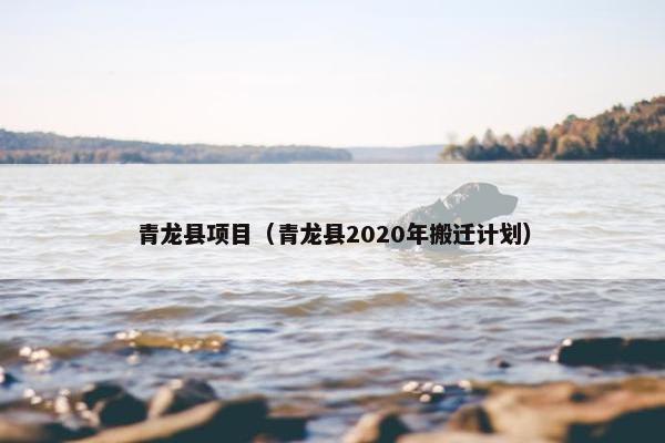 青龙县项目（青龙县2020年搬迁计划）